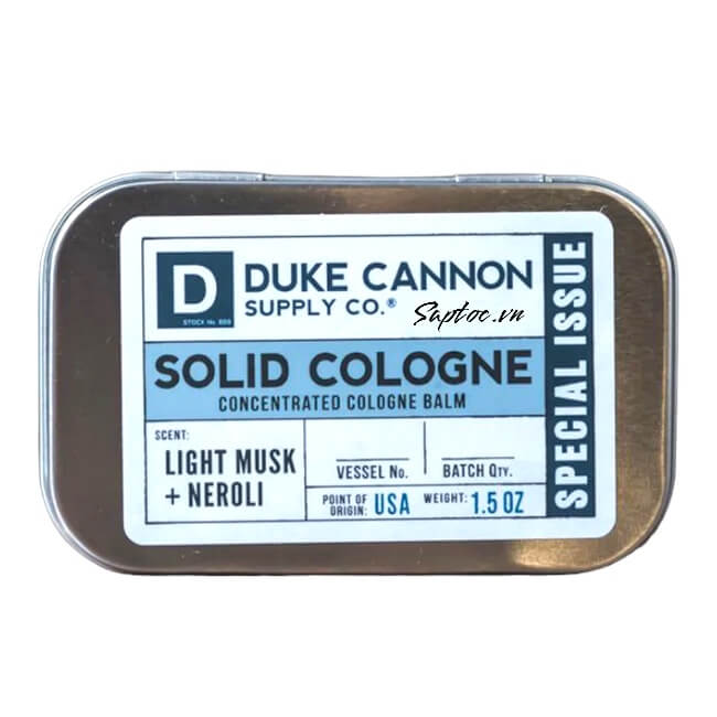 Nước hoa khô Duke Cannon Light Musk Neroli Solid Cologne