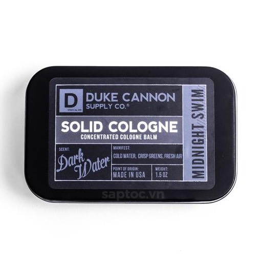 Nước hoa khô Duke Cannon Midnight Swim Solid Cologne