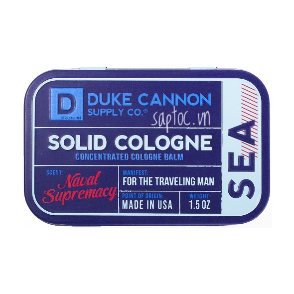 Nước hoa khô Duke Cannon Sea Solid Cologne