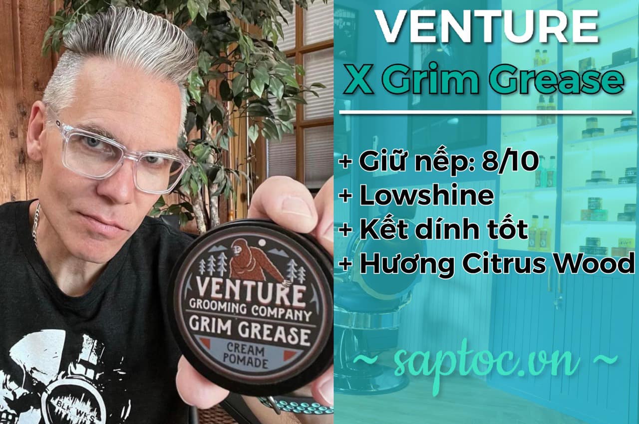 Grim Grease x Venture Cream Pomade