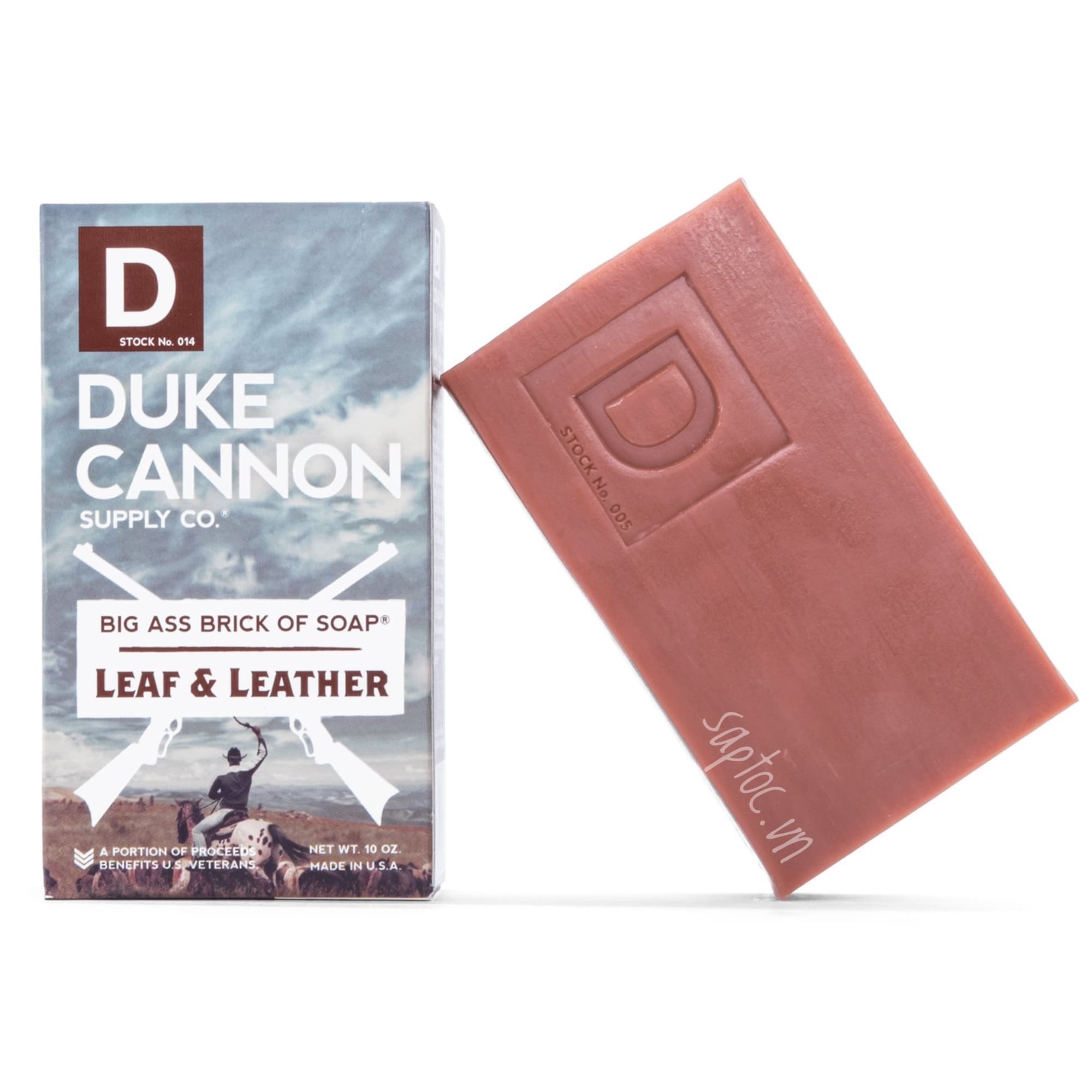 DUKE CANNON BIG ASS BRICK OF SOAP - LEAF AND LEATHER